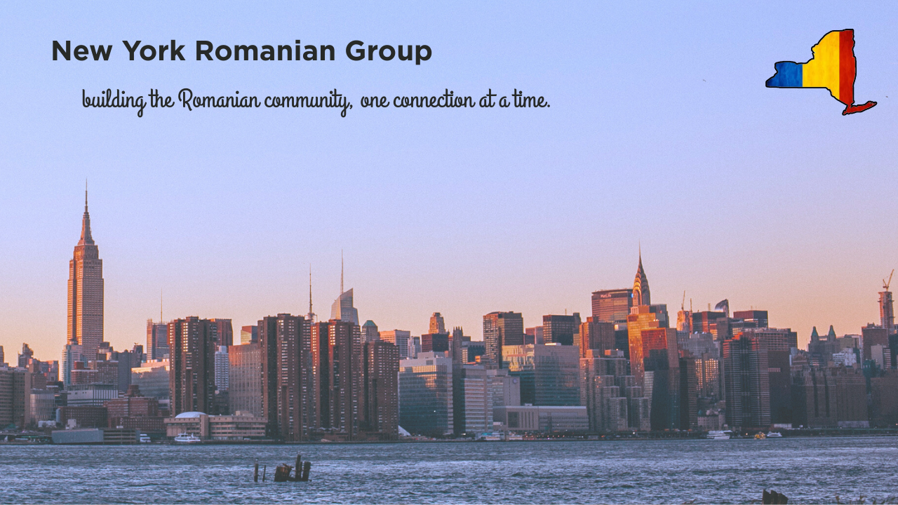 New York Romanian Group community banner for the Romania GitHub project